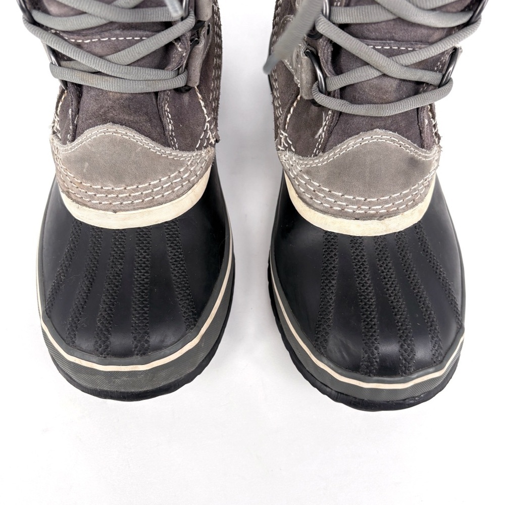 SOREL Joan of Arctic Suede Winter Snow Boots in Quarry Grey 6 - Picture 5 of 13